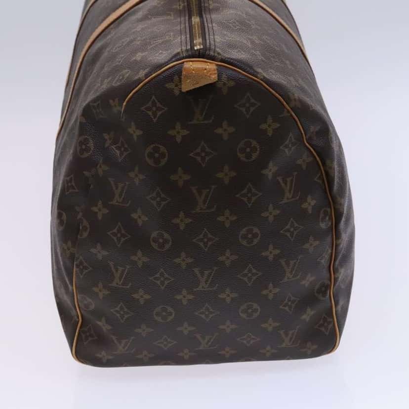 Louis Vuitton Keepall Bag Brown Canvas Good condition - Model View