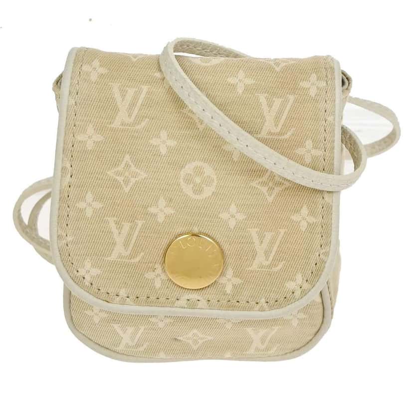 Louis Vuitton Cancun Pochette Beige Canvas Good condition - Front View