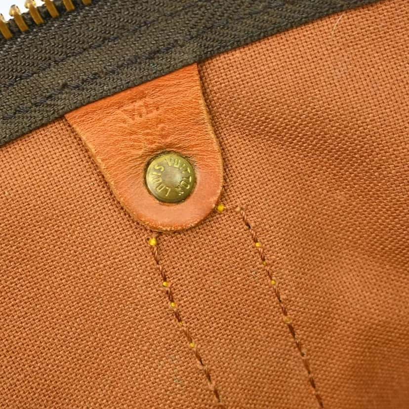 Louis Vuitton Keepall Bag Brown Canvas Fair condition - Box View