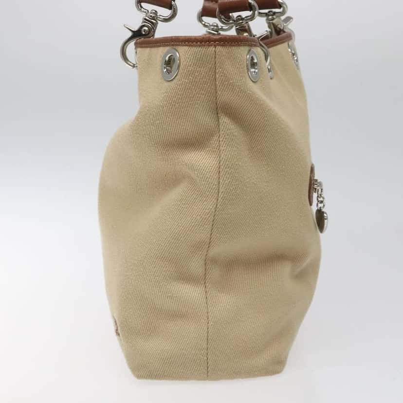 Burberry Nova Check Tote Beige Canvas Good condition - Model View