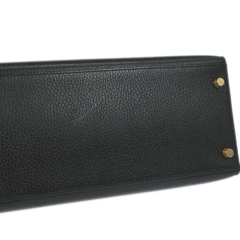 Hermès Kelly Handbag Black Leather Good condition - Inside View
