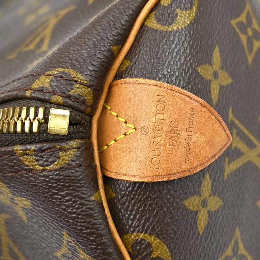 Louis Vuitton Keepall Bag Brown Canvas Good condition - Model View