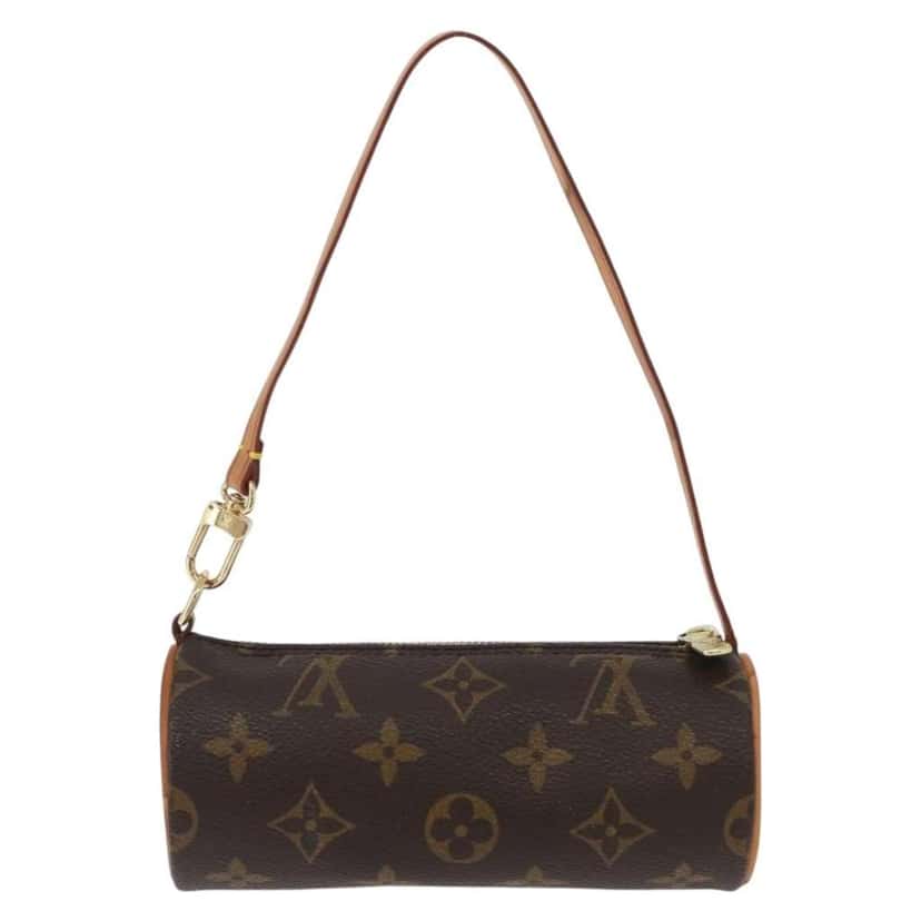 Louis Vuitton Papillon Pochette Brown Canvas Good condition - Back View