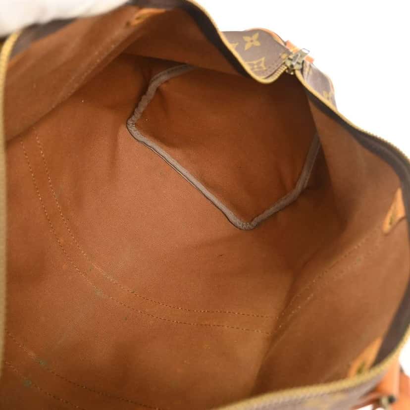 Louis Vuitton Keepall Bag Brown Canvas Fair condition - Inside View