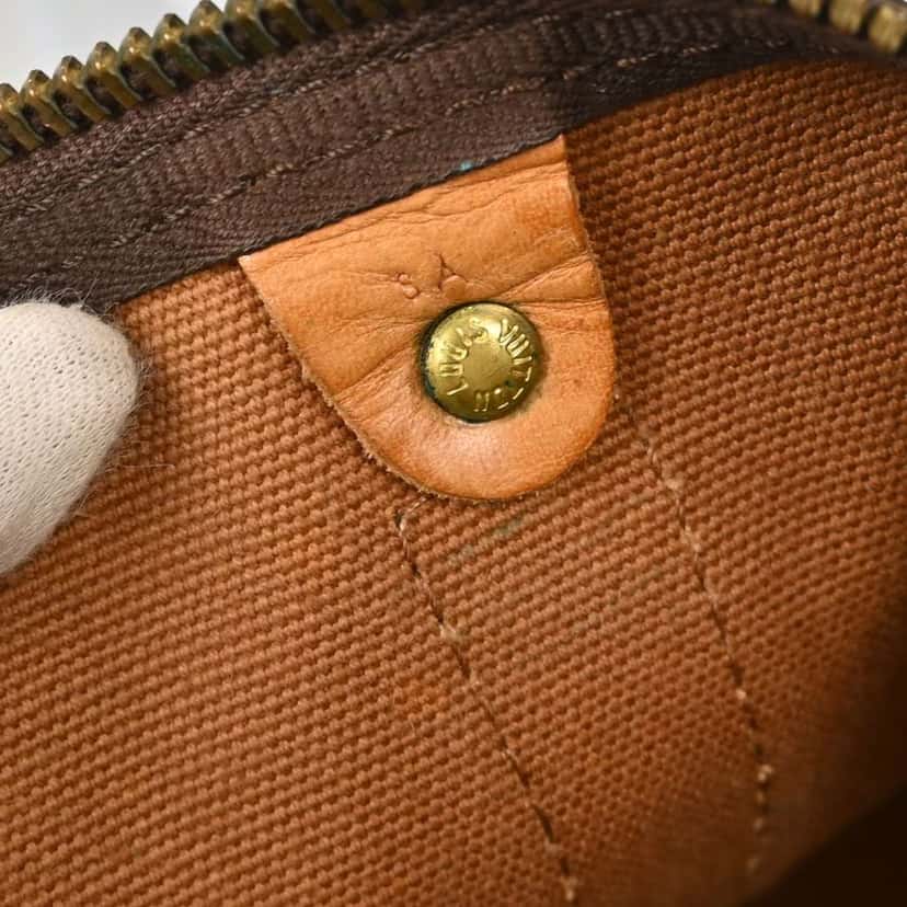 Louis Vuitton Keepall Bag Brown Canvas Fair condition - Box View