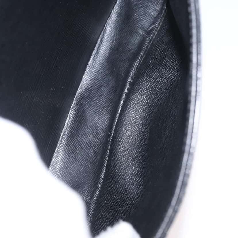 Louis Vuitton Cartouchiere Handbag Black Leather Fair condition - Box View