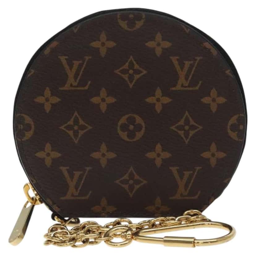 Louis Vuitton Boite Chapeau Coin Purse Brown Canvas Very good condition - Front View