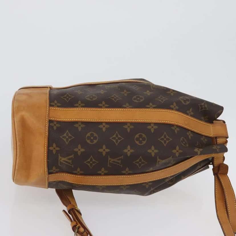 Louis Vuitton Randonnee Backpack Brown Canvas Fair condition - Inside View