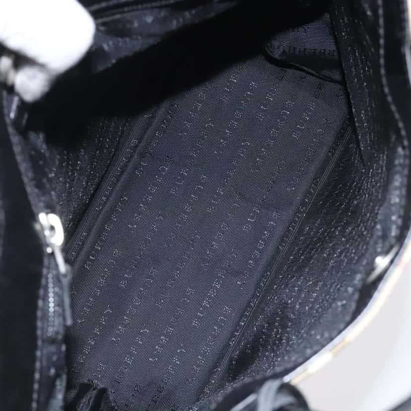 Burberry Nova Check Handbag Beige Canvas Good condition - Box View