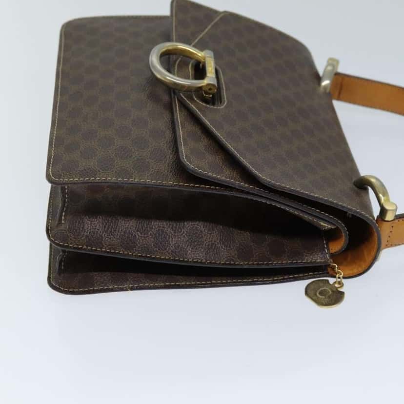 Celine Macadam Handbag Brown Canvas Good condition - Inside View