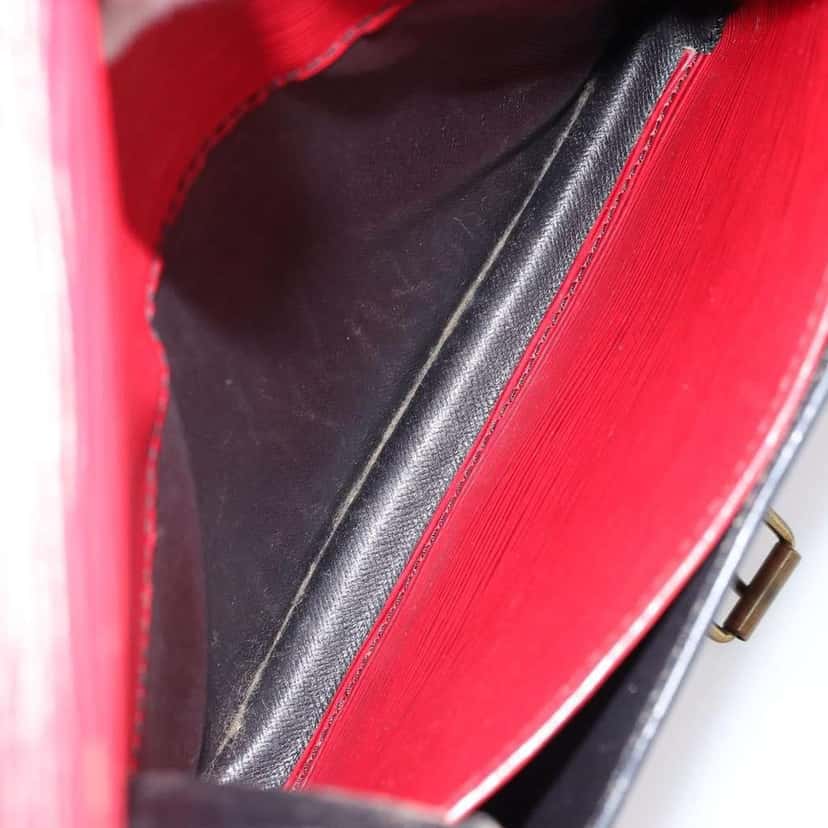 Louis Vuitton Cartouchiere Handbag Red Leather Fair condition - Box View