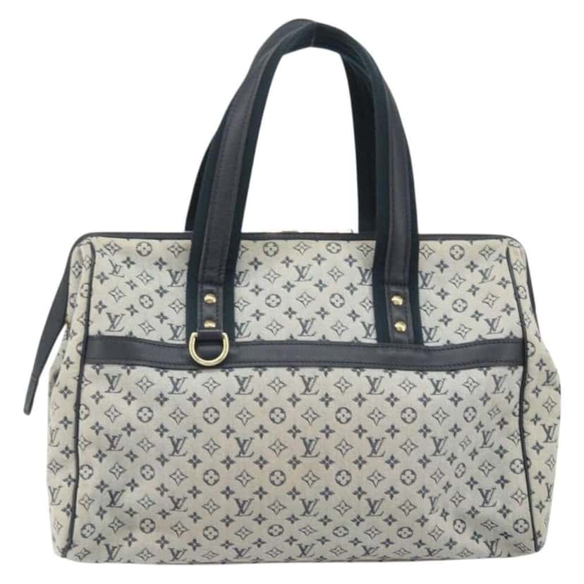 Louis Vuitton Josephine Handbag Blue Canvas Good condition - Back View