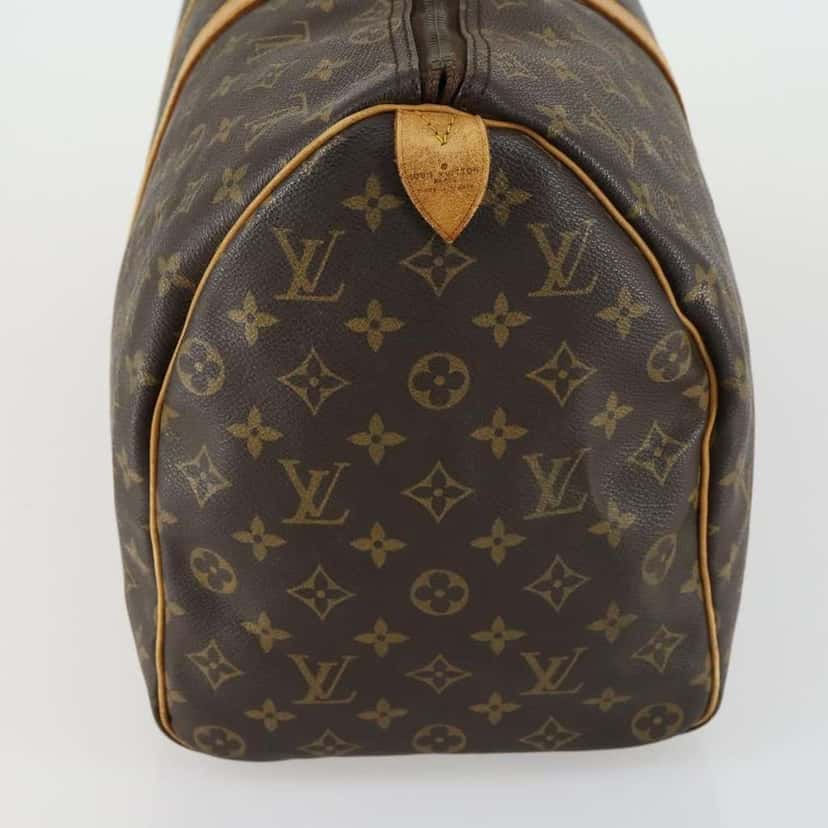 Louis Vuitton Keepall Bag Brown Canvas Good condition - Model View