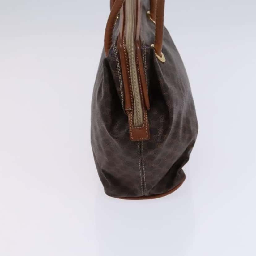 Celine Vintage Macadam Shoulder Bag Brown Canvas Good condition - Inside View