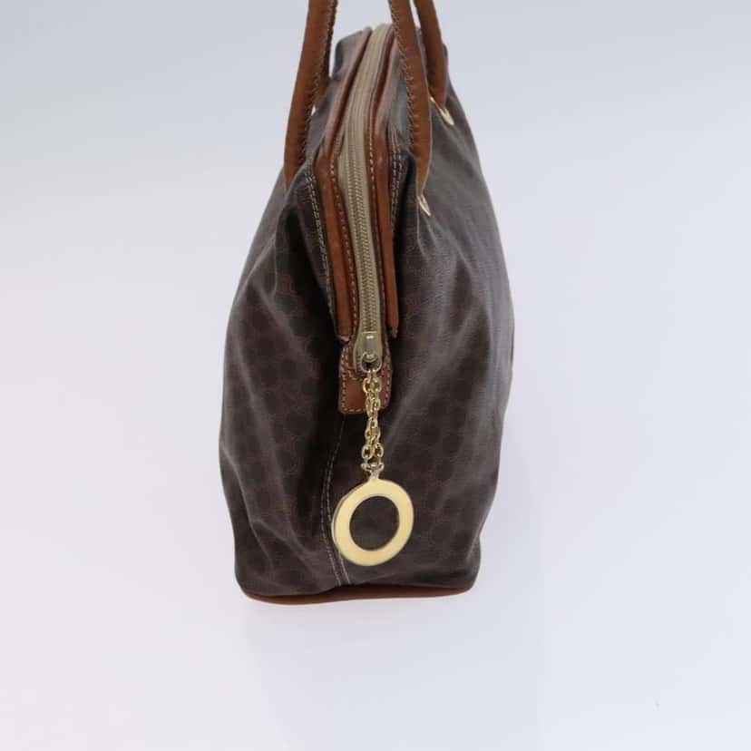 Celine Vintage Macadam Shoulder Bag Brown Canvas Good condition - Model View