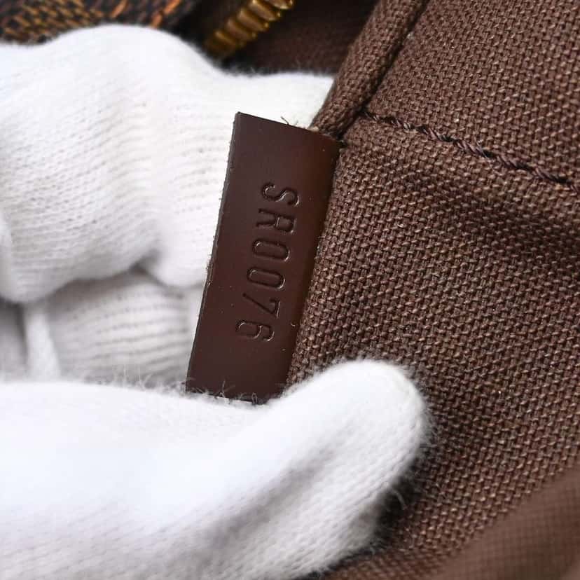 Louis Vuitton Naviglio Handbag Brown Canvas Good condition - Box View