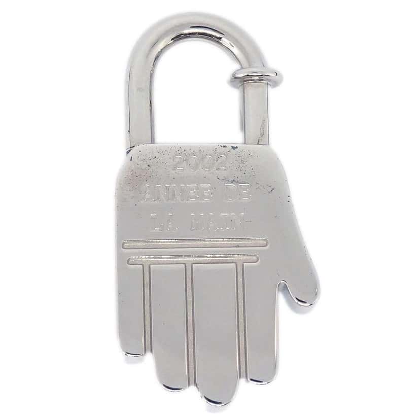 Hermès Cadena Silver Good condition - Front View