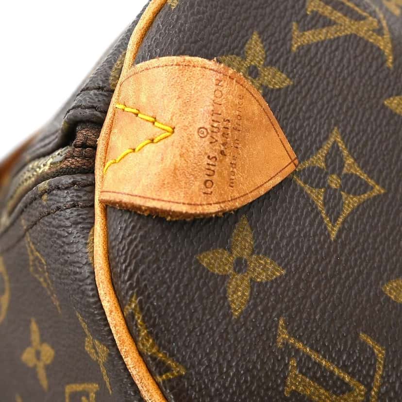 Louis Vuitton Keepall Bag Brown Canvas Fair condition - Model View