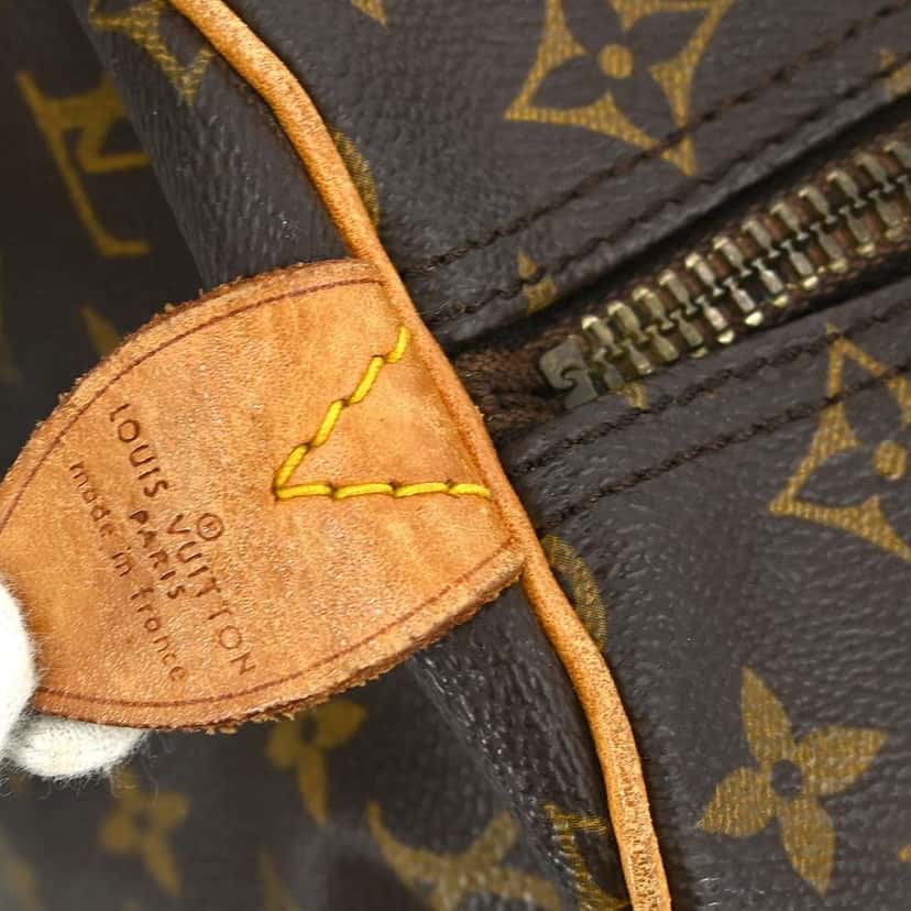 Louis Vuitton Keepall Bag Brown Canvas Fair condition - Box View