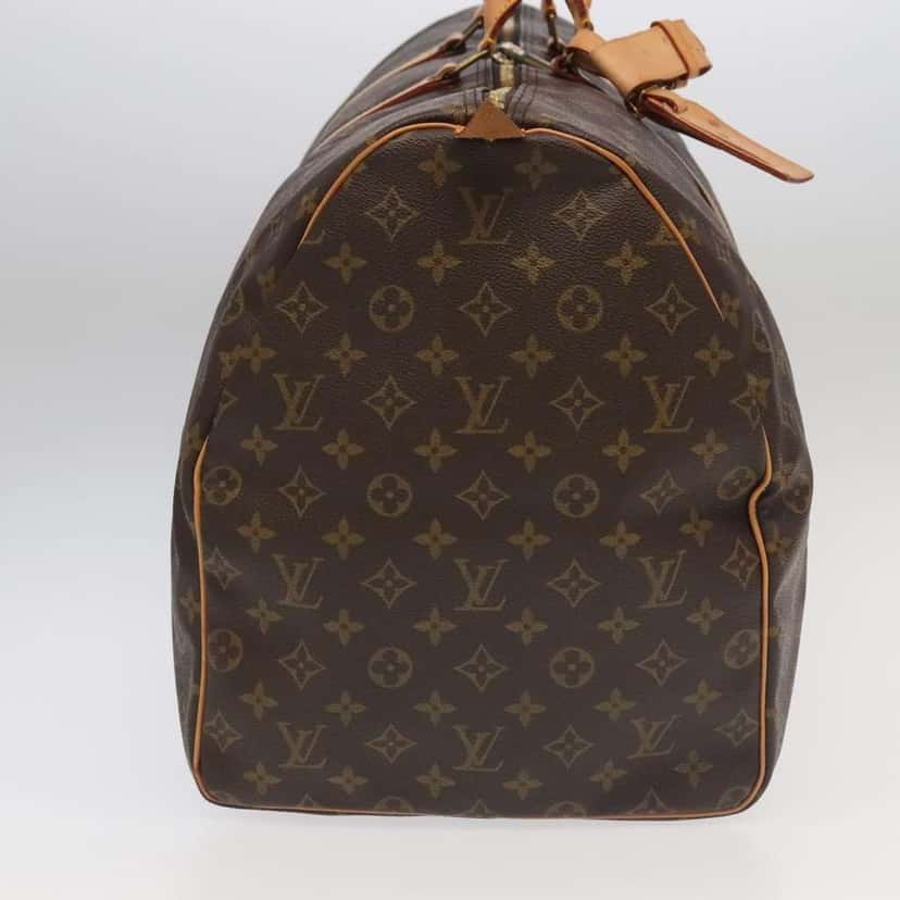 Louis Vuitton Keepall Bag Brown Canvas Good condition - Model View