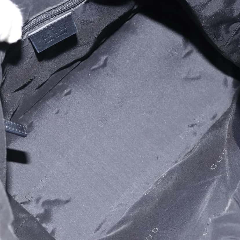 Gucci Vintage Bamboo Hobo Black Leather Good condition - Box View