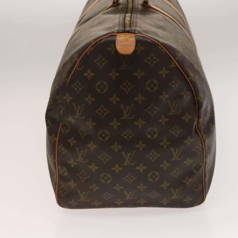 Louis Vuitton Keepall Bag Brown Canvas Good condition - Model View