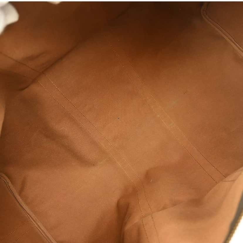 Louis Vuitton Keepall Bandouliere Bag Brown Canvas Fair condition - Inside View