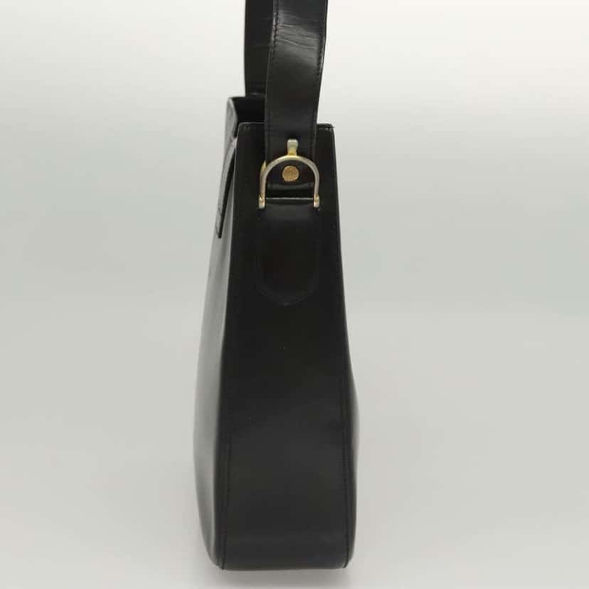 Celine Horse Carriage Shoulder bag Black Leather Good condition - Model View