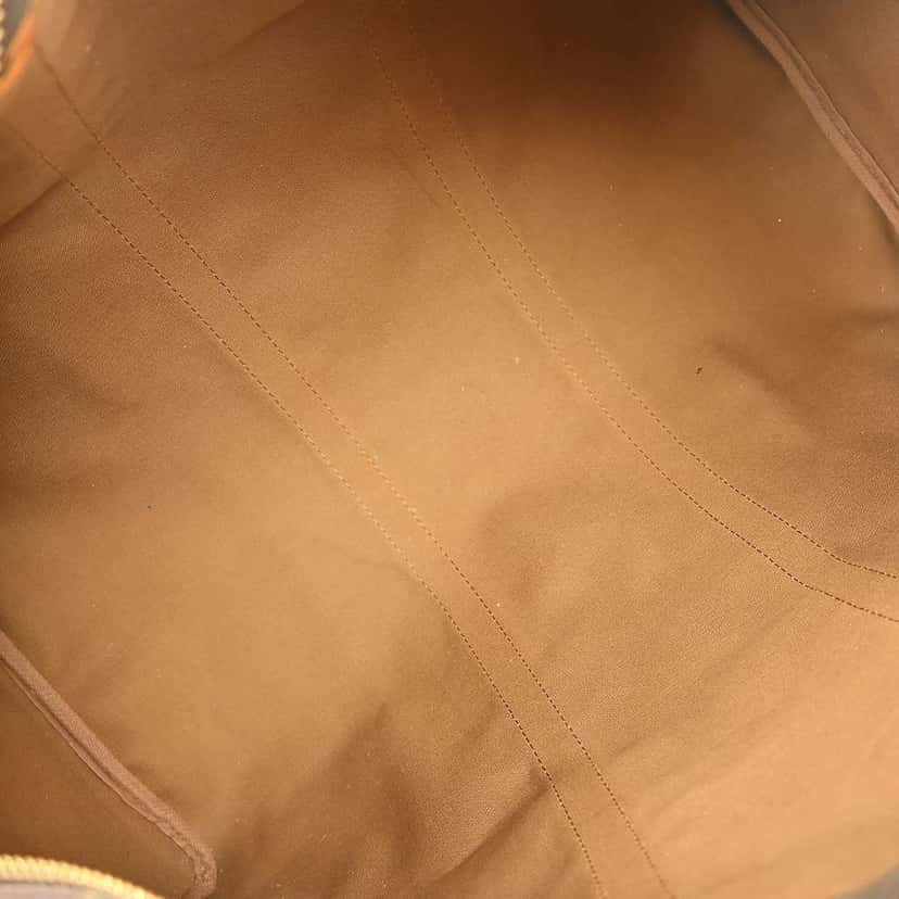 Louis Vuitton Keepall Bag Brown Canvas Good condition - Inside View