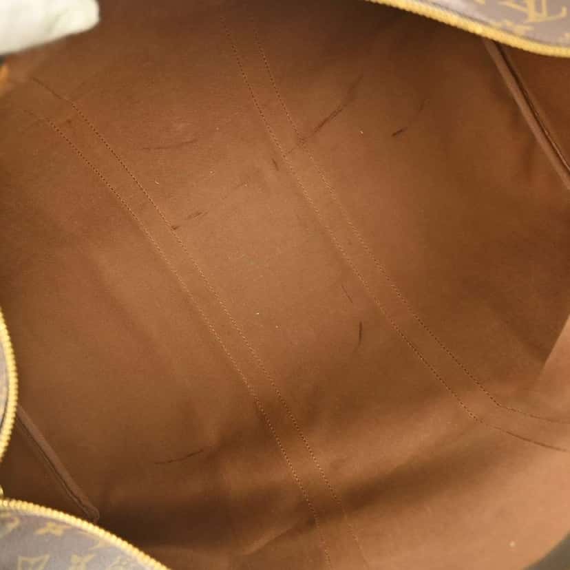 Louis Vuitton Keepall Bag Brown Canvas Good condition - Inside View