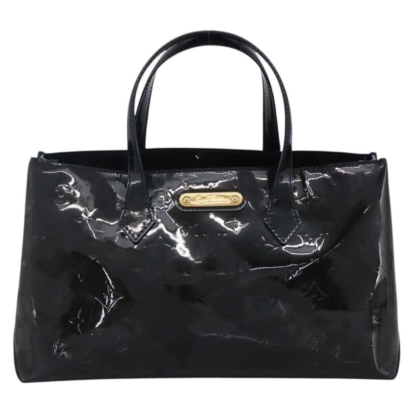 Louis Vuitton Wilshire Handbag Blue Fair condition - Front View