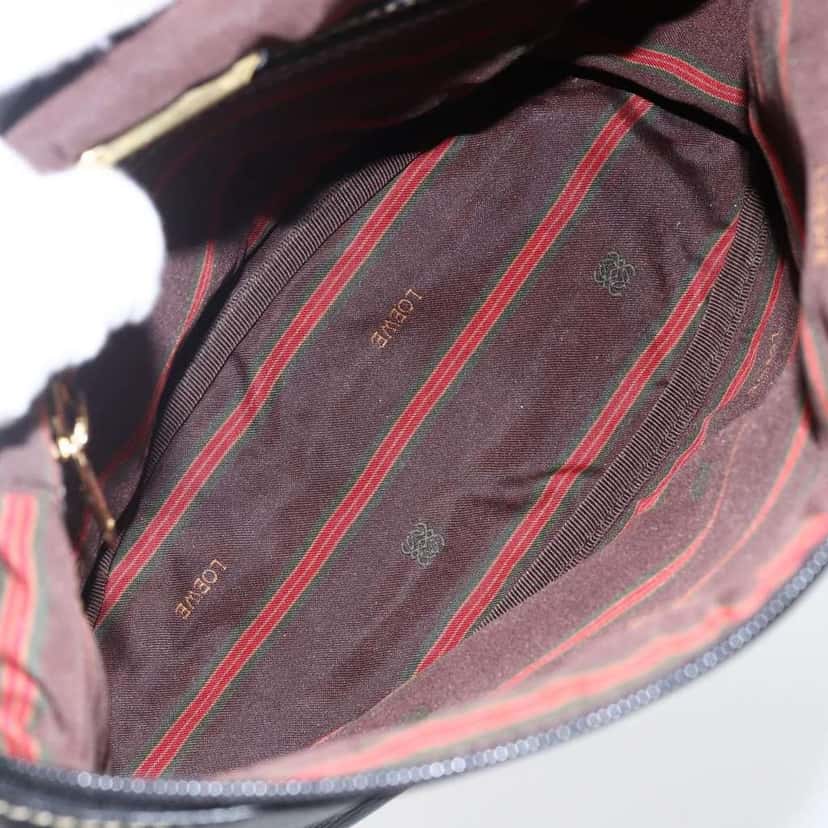 Loewe Vintage Velazquez Top Handle Bag Black Leather Good condition - Box View