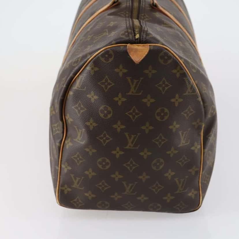 Louis Vuitton Keepall Bag Brown Canvas Good condition - Model View