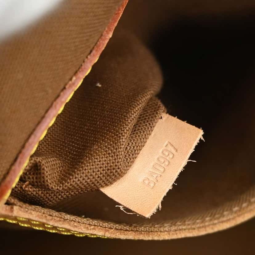 Louis Vuitton Alma Handbag Brown Canvas Fair condition - Model View