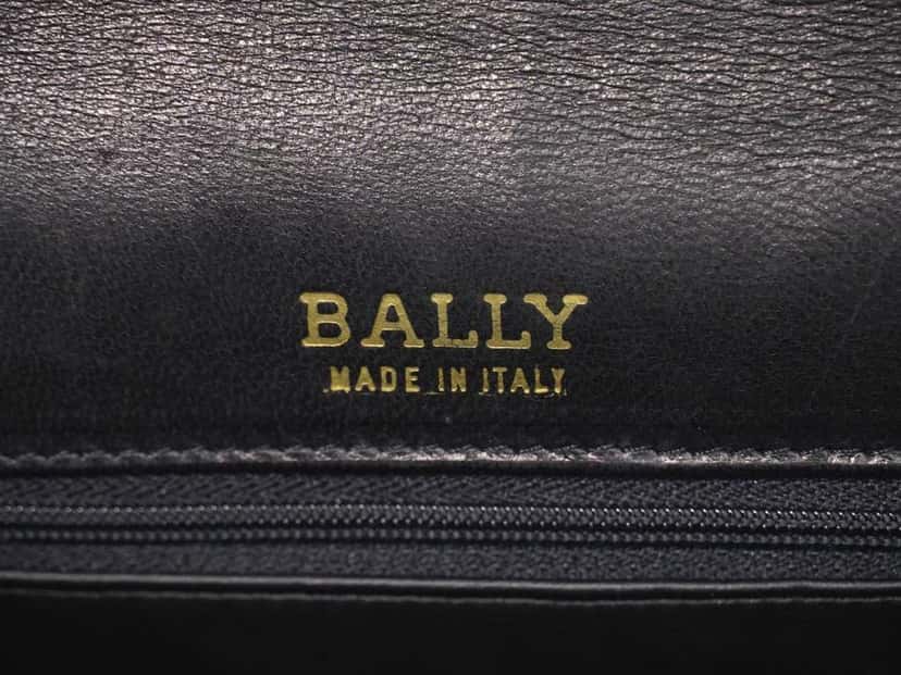 Bally Vintage Handbag Black Leather Good condition - Model View
