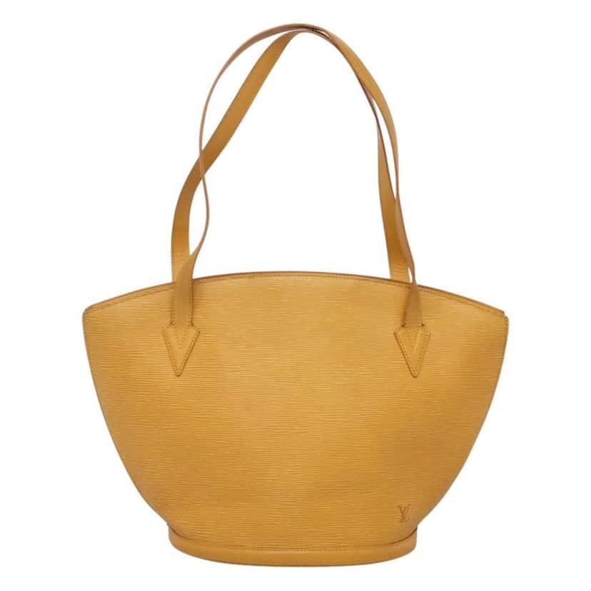 Louis Vuitton Saint Jacques Handbag Yellow Leather Good condition - Front View