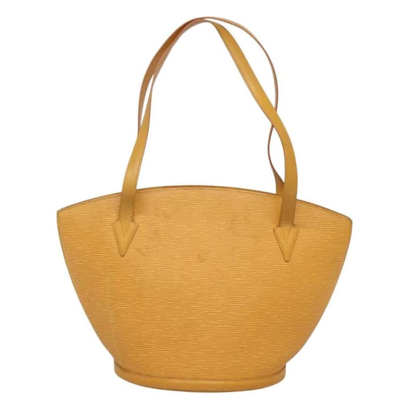 Louis Vuitton Saint Jacques Handbag Yellow Leather Good condition - Back View
