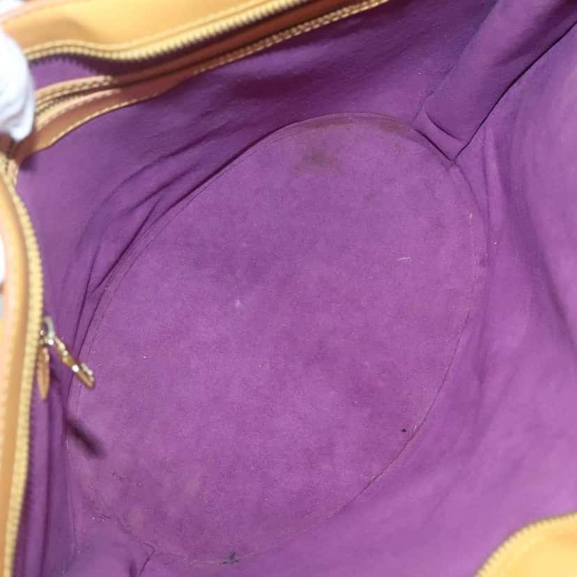 Louis Vuitton Saint Jacques Handbag Yellow Leather Good condition - Box View