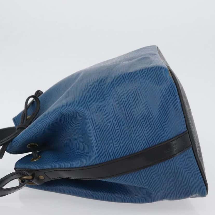 Louis Vuitton Bicolor Petit Noe Handbag Blue Leather Fair condition - Model View