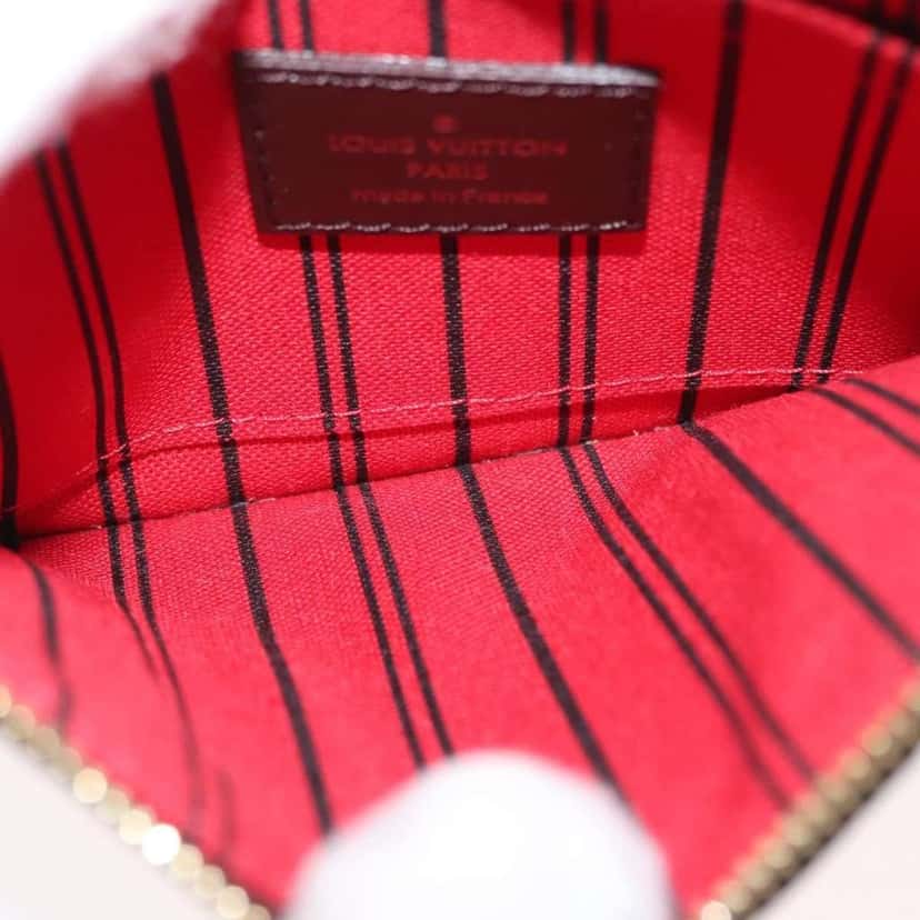 Louis Vuitton Neverfull Pochette Brown Canvas Very good condition - Box View