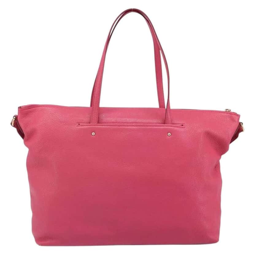 Salvatore Ferragamo Gancini Tote Pink Leather Good condition - Back View