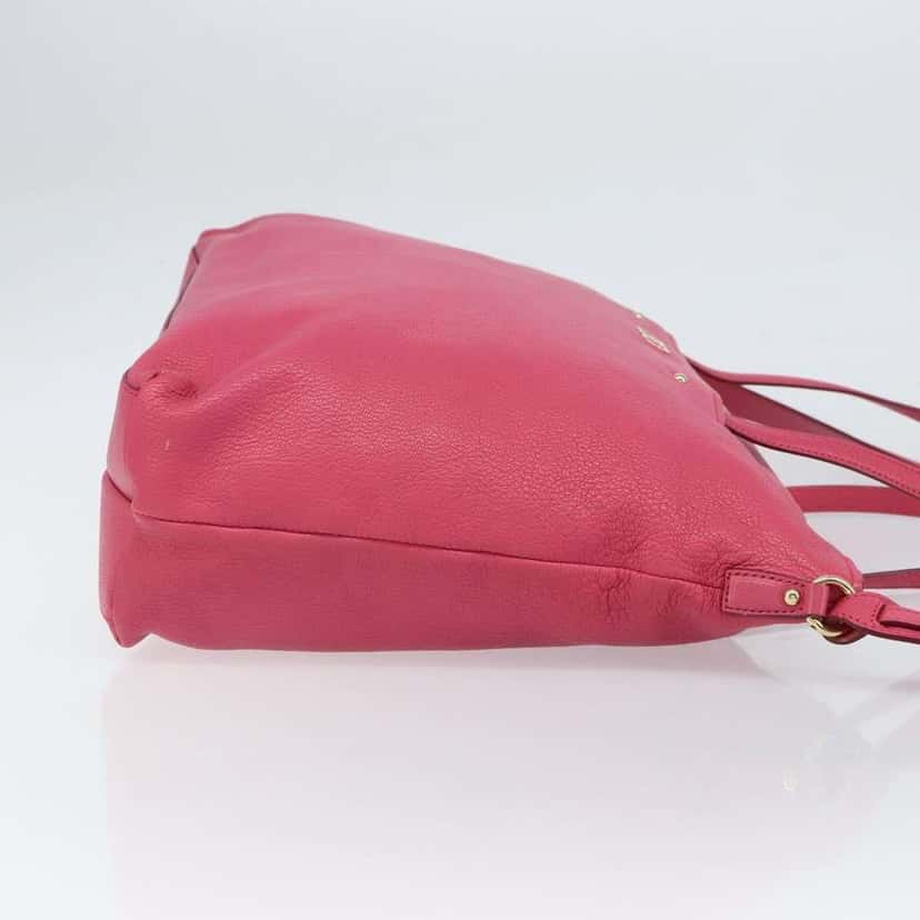 Salvatore Ferragamo Gancini Tote Pink Leather Good condition - Inside View