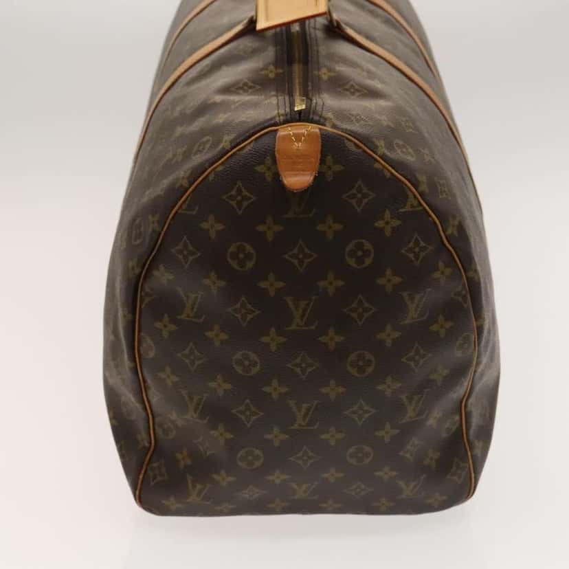 Louis Vuitton Keepall Bag Brown Canvas Good condition - Model View