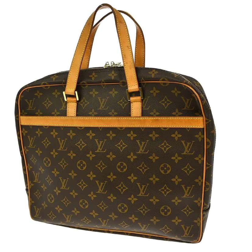 Louis Vuitton Porte-Documents Pegase Bag Brown Canvas Fair condition - Back View