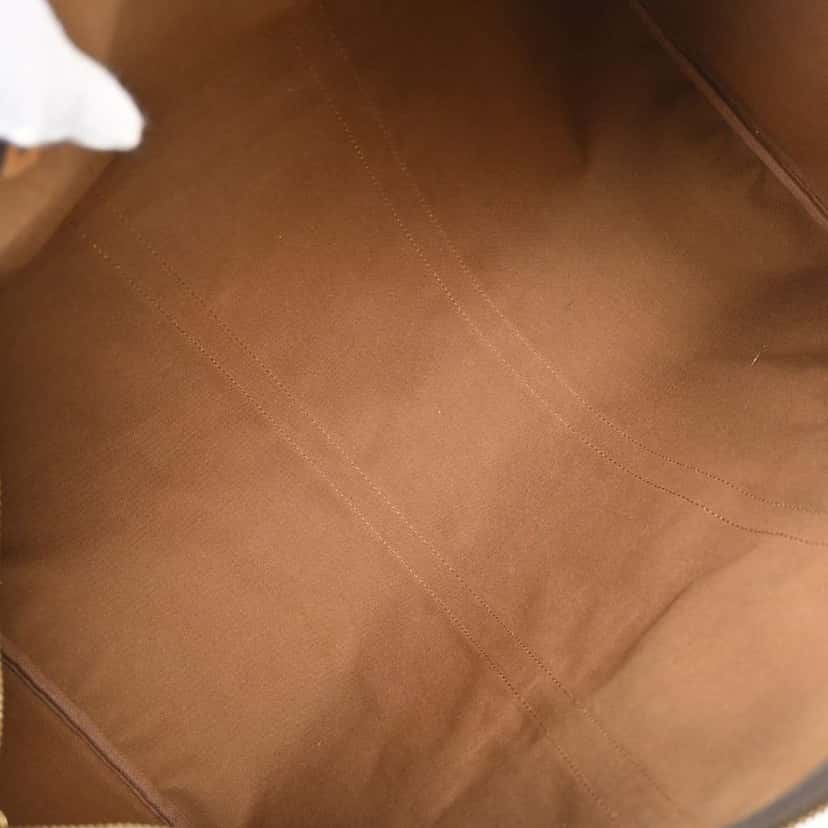 Louis Vuitton Keepall Bag Brown Canvas Fair condition - Inside View