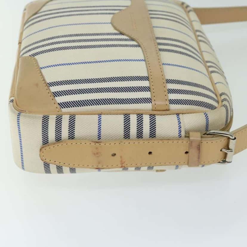 Burberry Nova check Shoulder bag Beige Canvas Fair condition - Inside View