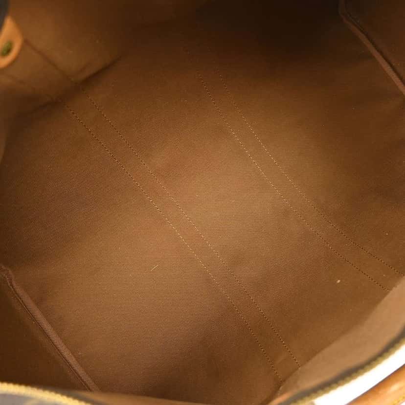 Louis Vuitton Keepall Bag Brown Canvas Fair condition - Inside View