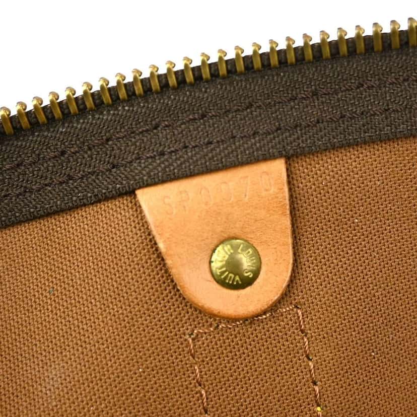 Louis Vuitton Keepall Bag Brown Canvas Fair condition - Box View