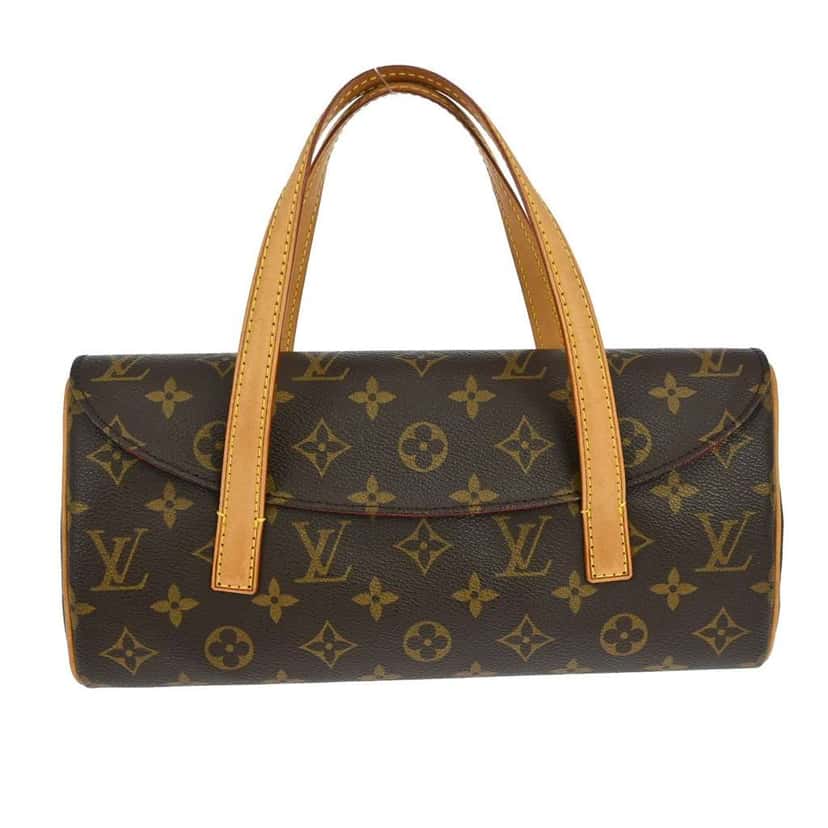 Louis Vuitton Sonatine Handbag Brown Canvas Good condition - Front View