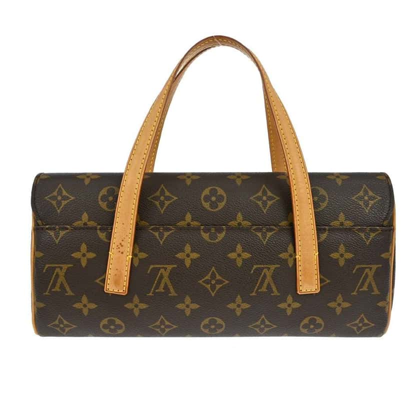 Louis Vuitton Sonatine Handbag Brown Canvas Good condition - Back View